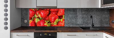 Kitchen splashback Strawberries