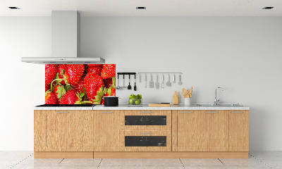 Kitchen splashback Strawberries