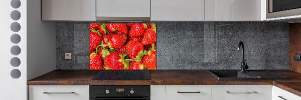 Kitchen splashback Strawberries