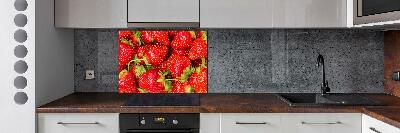 Kitchen splashback Strawberries