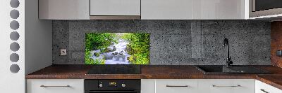 Cooker splashback Mountain river