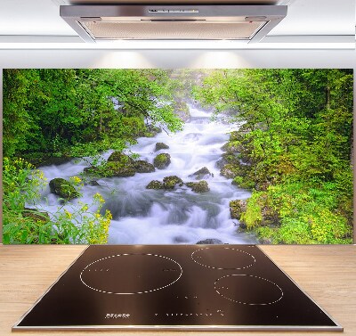 Cooker splashback Mountain river