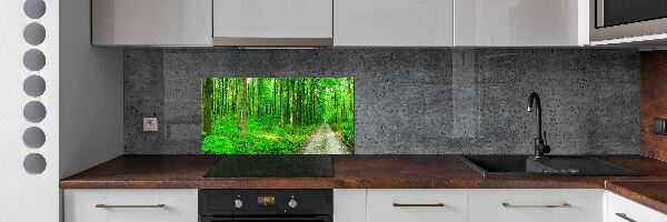 Cooker splashback Trees in the forest