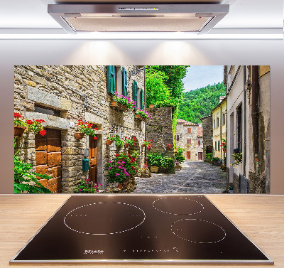 Cooker splashback Charming street