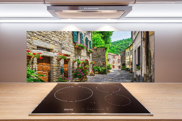 Cooker splashback Charming street