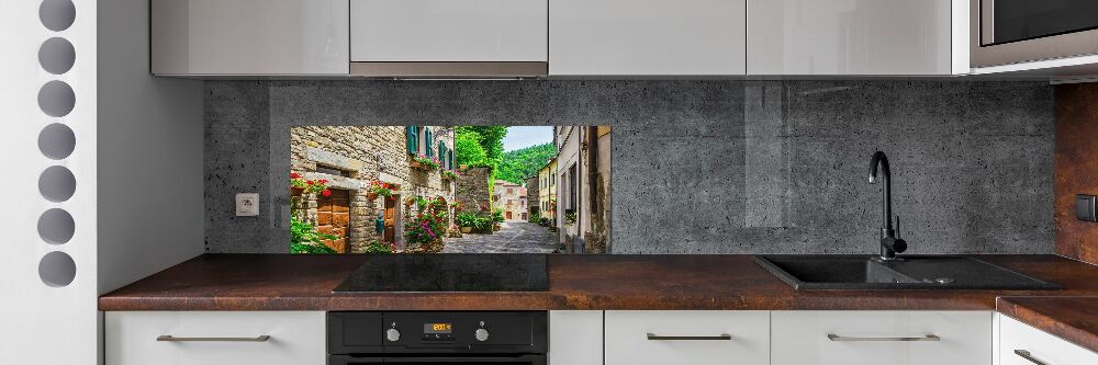 Cooker splashback Charming street