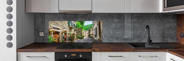 Cooker splashback Charming street