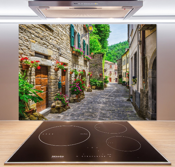 Cooker splashback Charming street