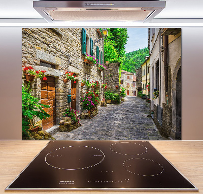 Cooker splashback Charming street