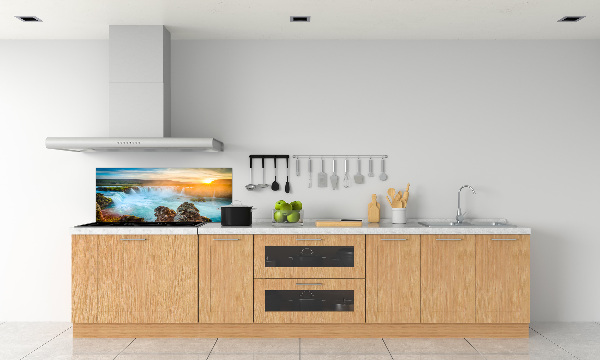 Cooker splashback Waterfall