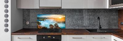 Cooker splashback Waterfall