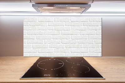 Hob splashback Brick wall