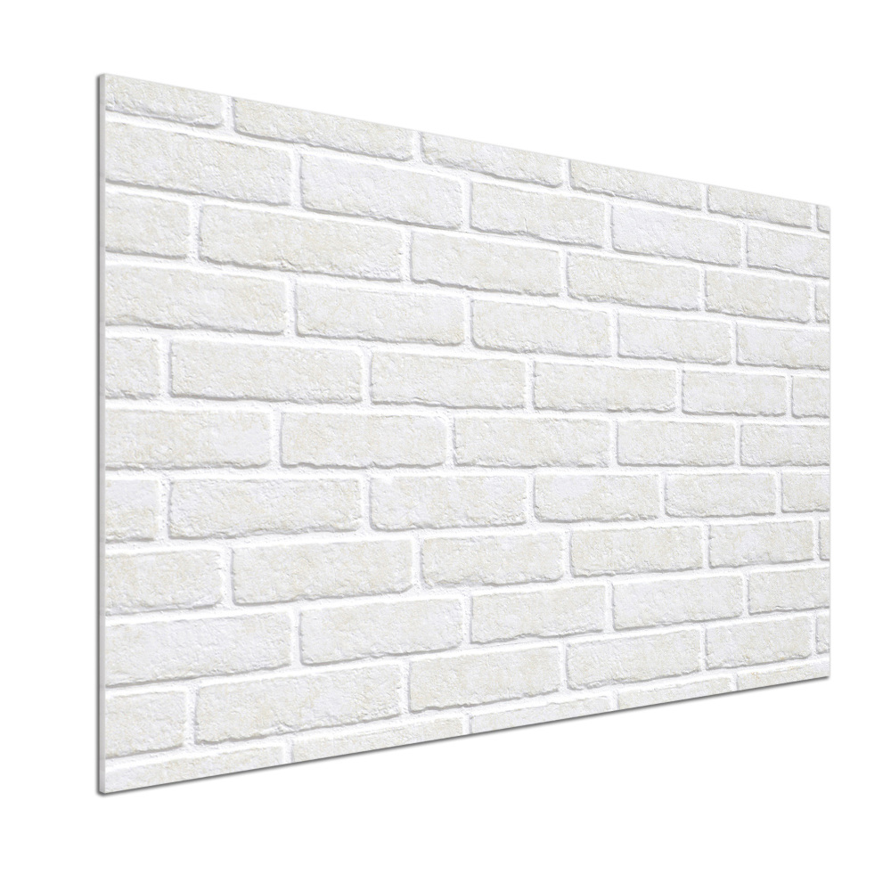 Hob splashback Brick wall