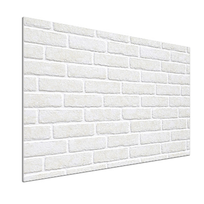 Hob splashback Brick wall