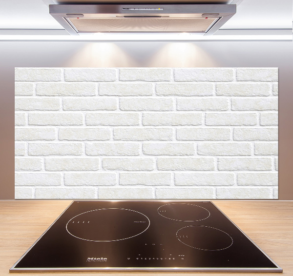 Hob splashback Brick wall