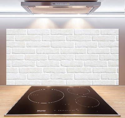 Hob splashback Brick wall