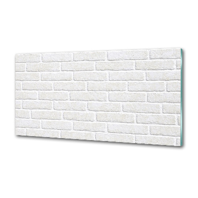 Hob splashback Brick wall