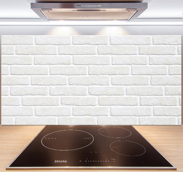 Hob splashback Brick wall