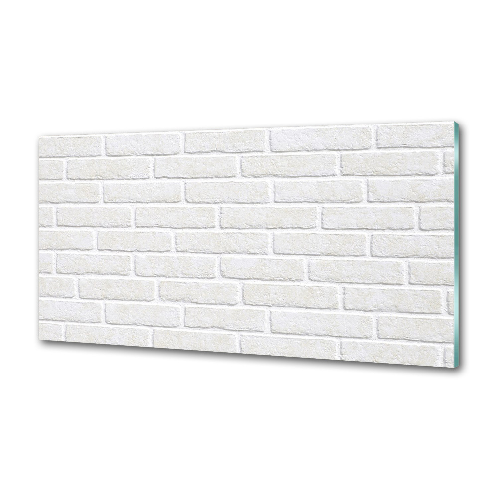 Hob splashback Brick wall