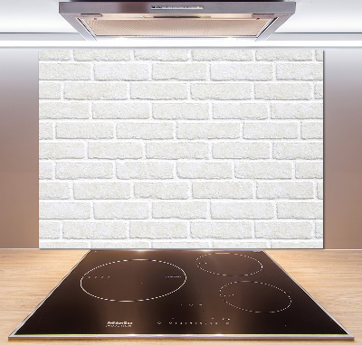 Hob splashback Brick wall