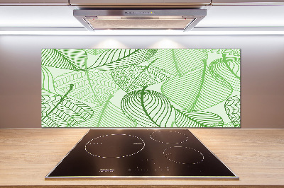 Kitchen splashback Pattern leaves