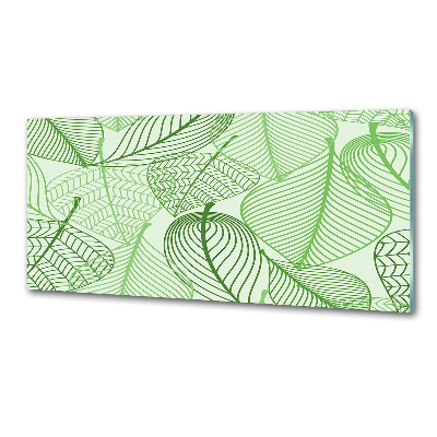 Kitchen splashback Pattern leaves