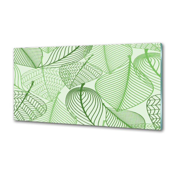 Kitchen splashback Pattern leaves