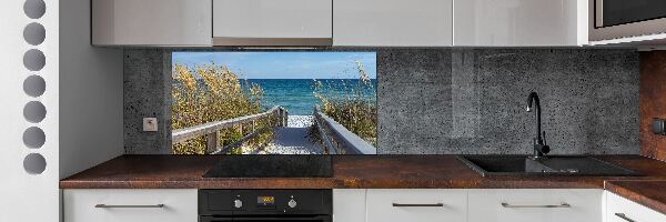 Cooker splashback Coastal dunes