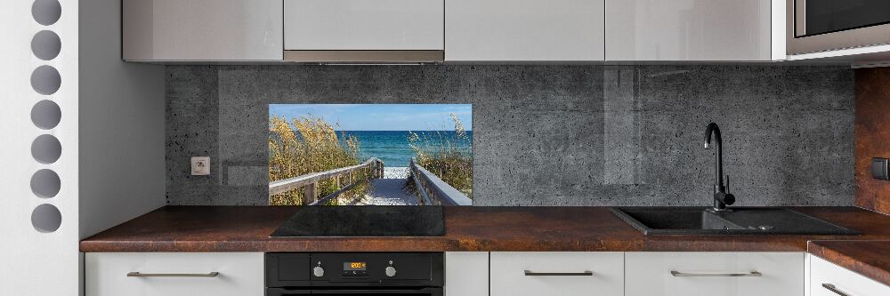 Cooker splashback Coastal dunes