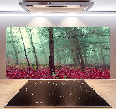 Cooker splashback Autumn leaves