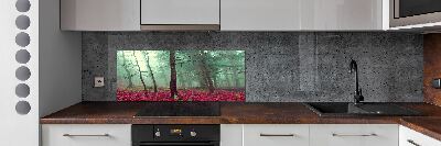 Cooker splashback Autumn leaves