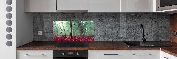 Cooker splashback Autumn leaves