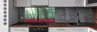 Cooker splashback Autumn leaves