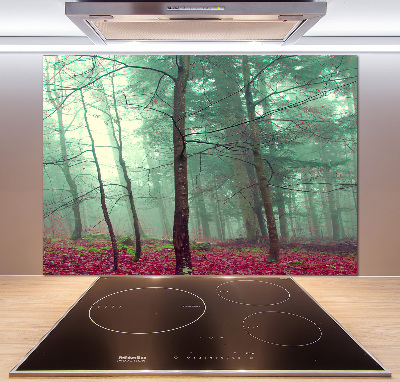 Cooker splashback Autumn leaves