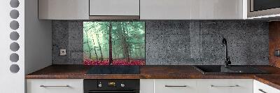 Cooker splashback Autumn leaves