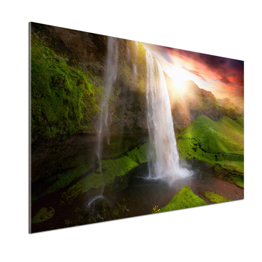 Cooker splashback Waterfall