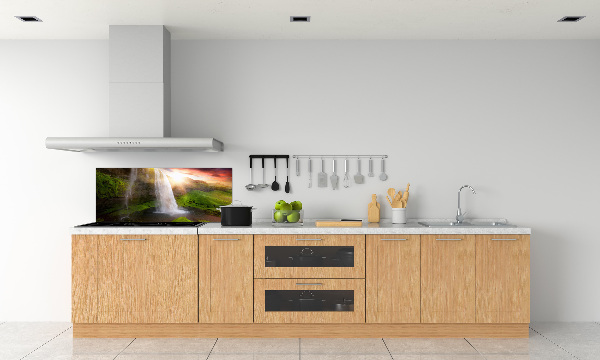 Cooker splashback Waterfall