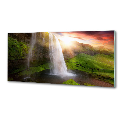 Cooker splashback Waterfall