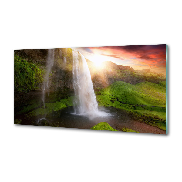 Cooker splashback Waterfall