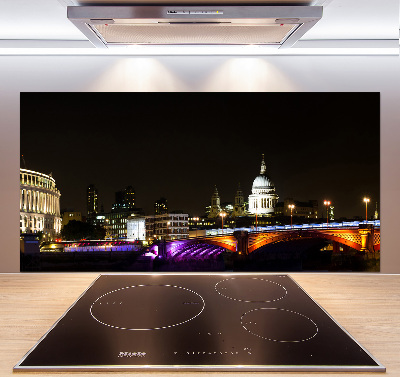 Cooker splashback Bridge at night