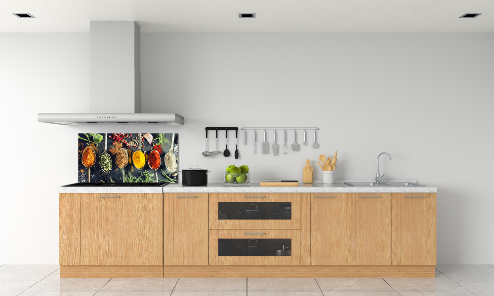 Kitchen splashback Colorful spices