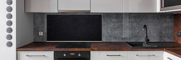 Kitchen splashback Black board