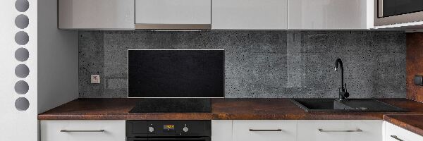 Kitchen splashback Black board