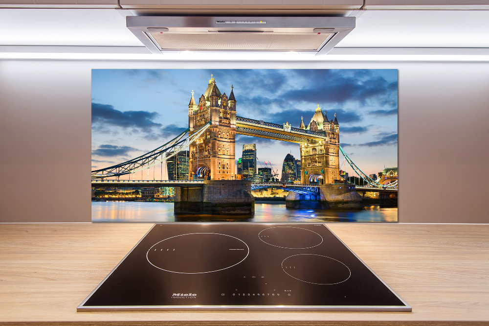 Kitchen splashback panel Tower Bridge London