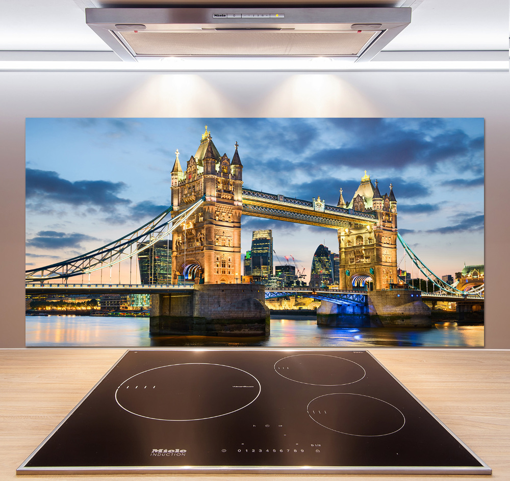 Kitchen splashback panel Tower Bridge London