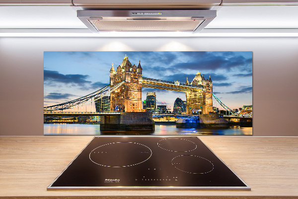 Kitchen splashback panel Tower Bridge London