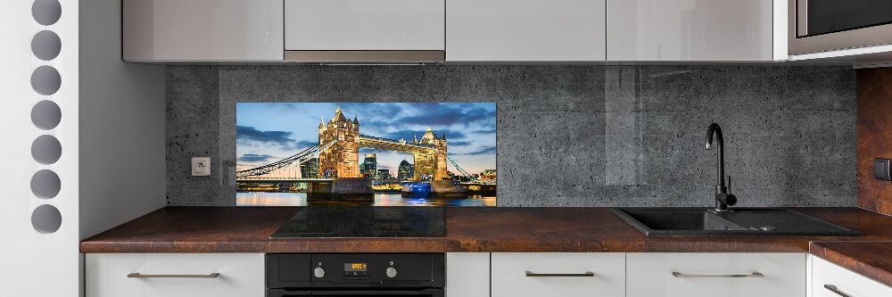 Kitchen splashback panel Tower Bridge London