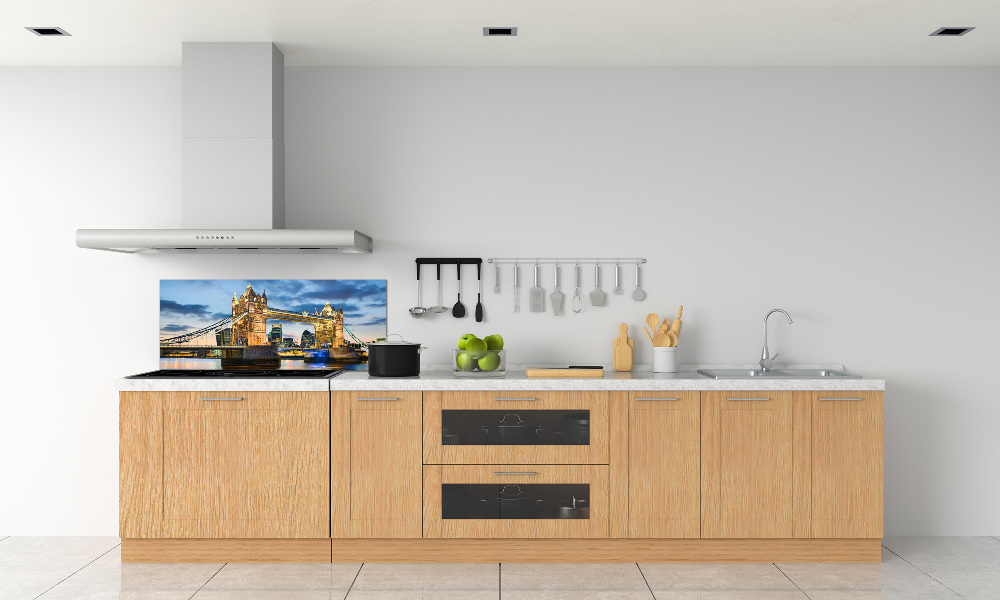 Kitchen splashback panel Tower Bridge London