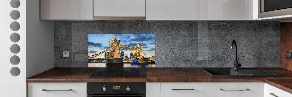 Kitchen splashback panel Tower Bridge London