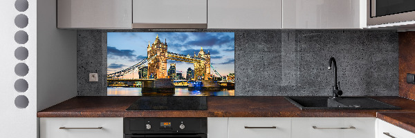 Kitchen splashback panel Tower Bridge London